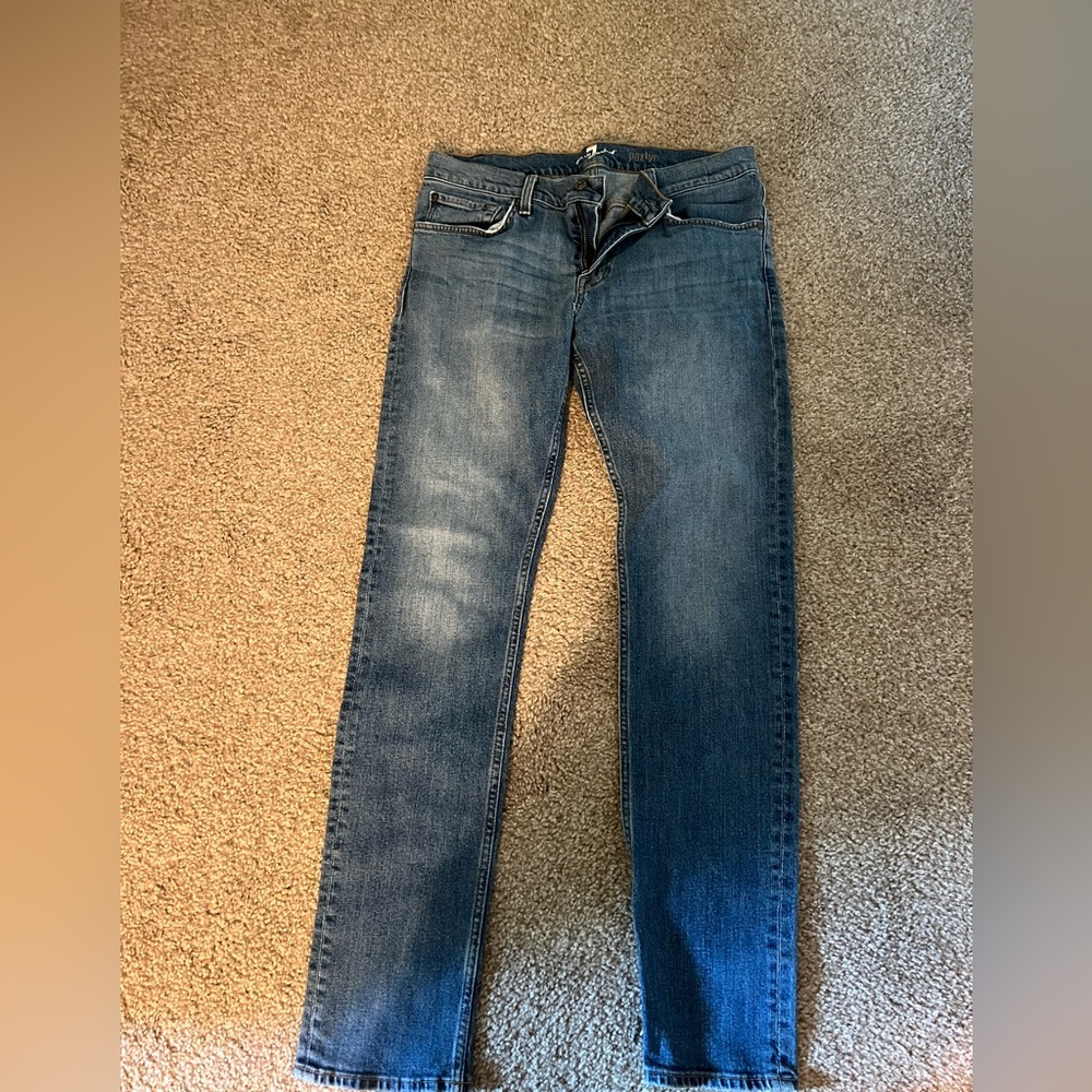 7 For All Mankind Men's Straight Jeans - Blue